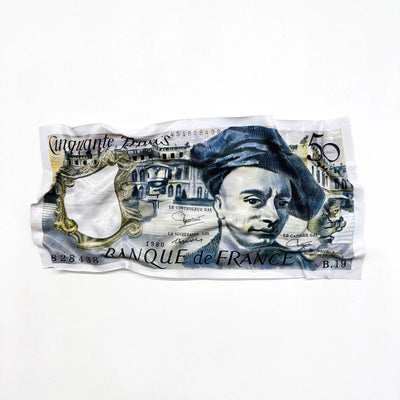 Tableau froissé - 50 Francs 1980 - Luxartis