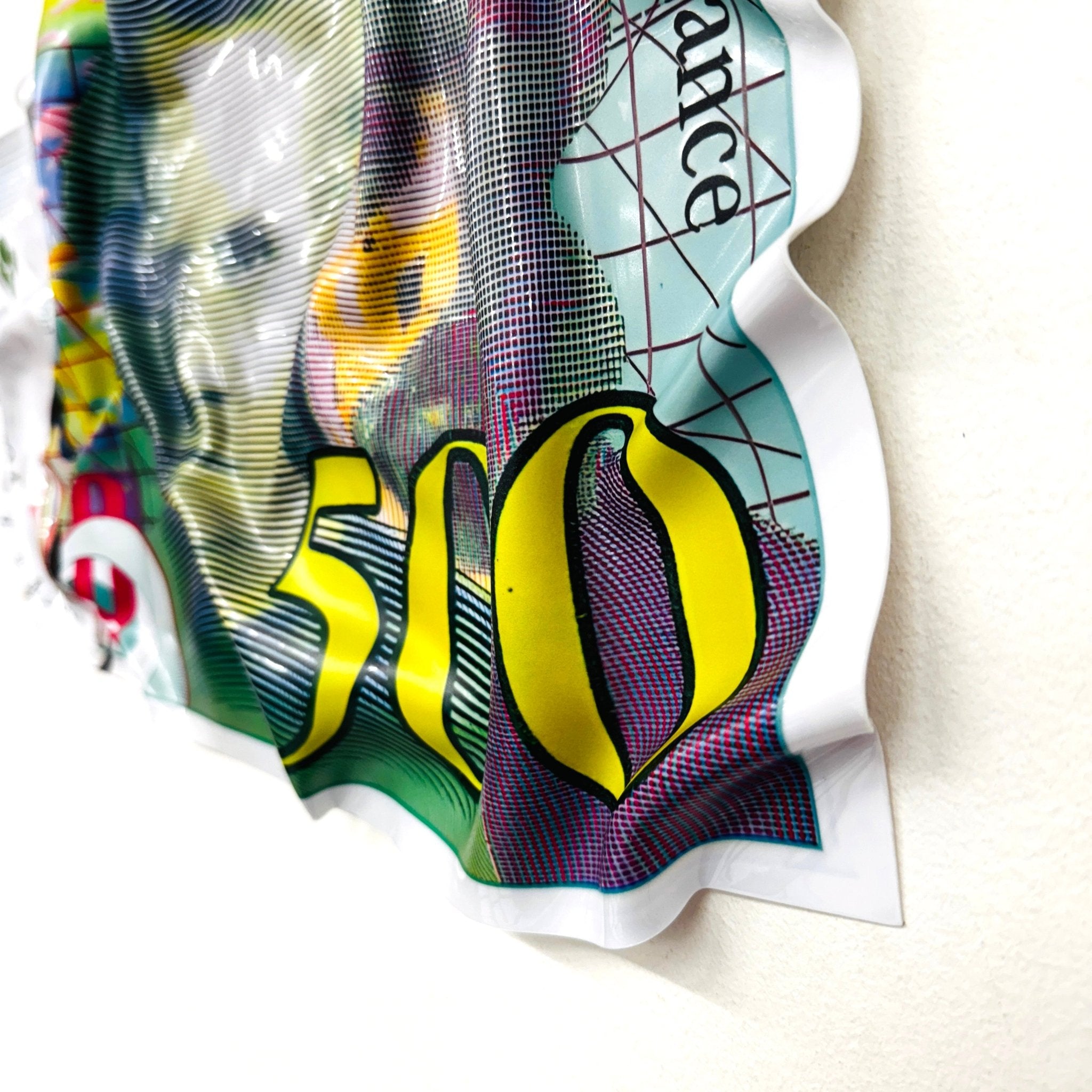 Tableau froissé - 500 Francs - Luxartis