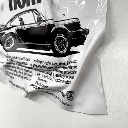 Tableau froissé - Affiche Porsche Vintage "How to beat the traffic home" - Luxartis