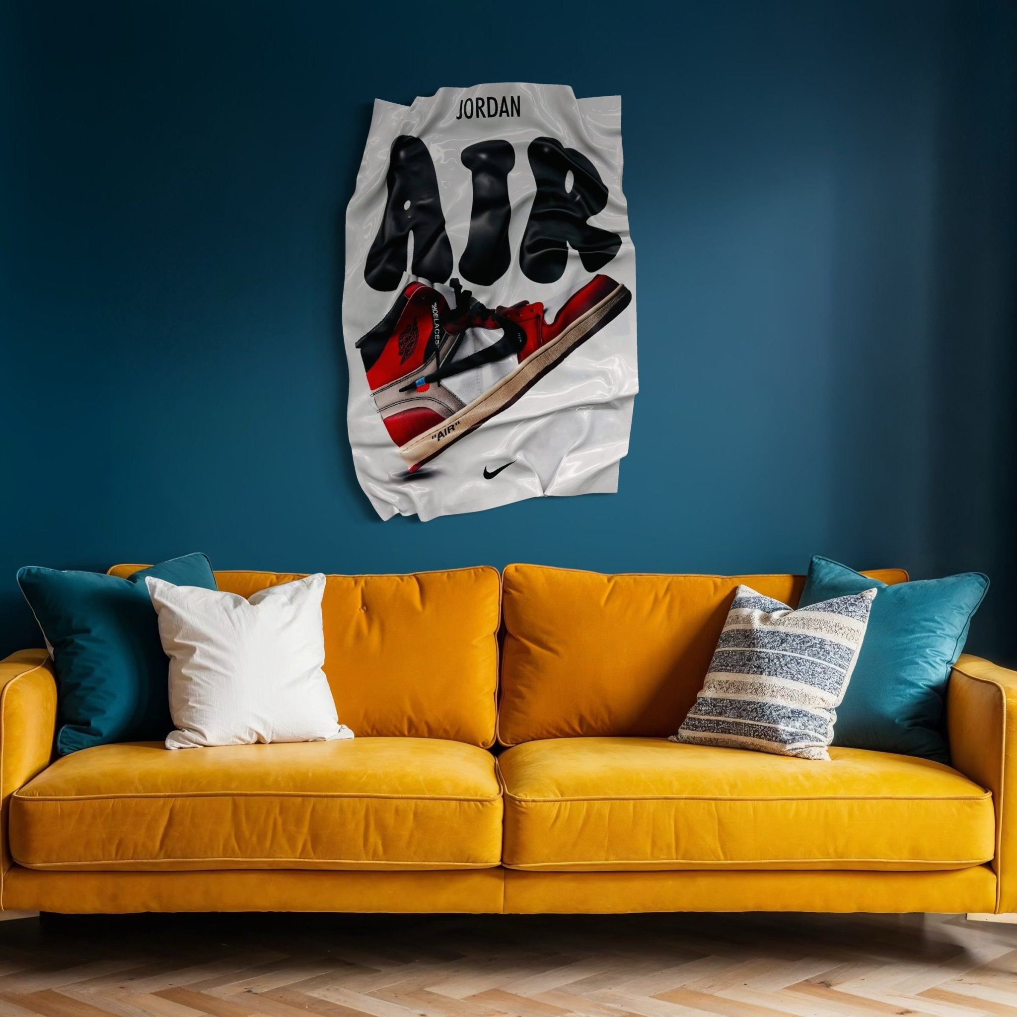 Tableau froissé - Air Jordan - Luxartis
