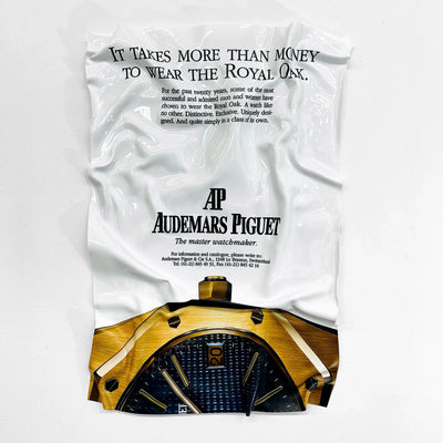 Tableau froissé - Audemars Piguet Royal Oak - Luxartis