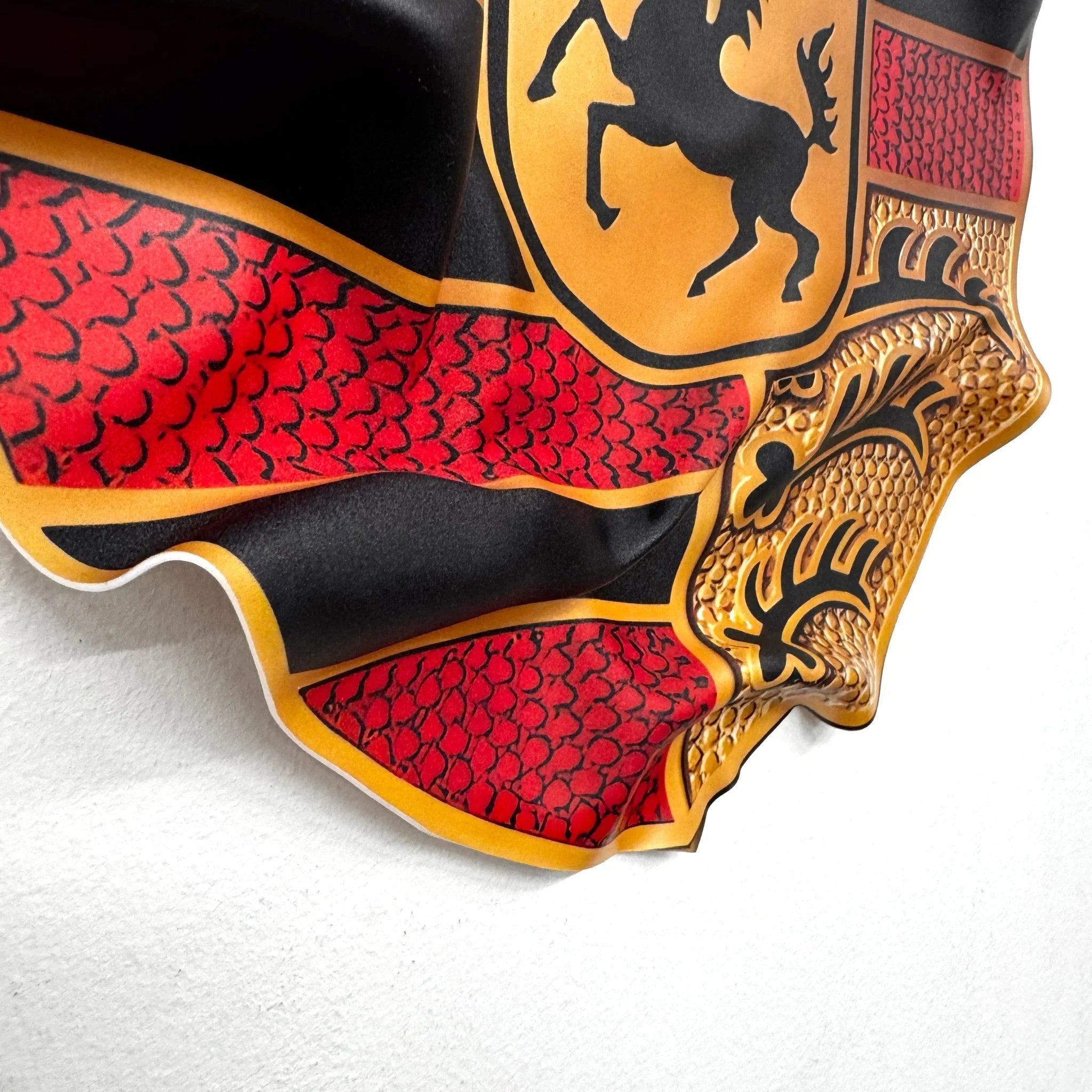 Tableau froissé - Blason Porsche "Stuttgart" - Luxartis