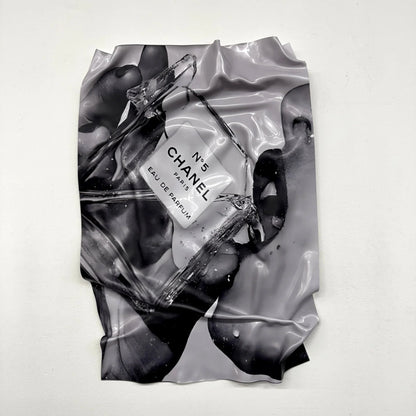 Tableau froissé - Chanel N°5 "Éclat Glacé" - Luxartis