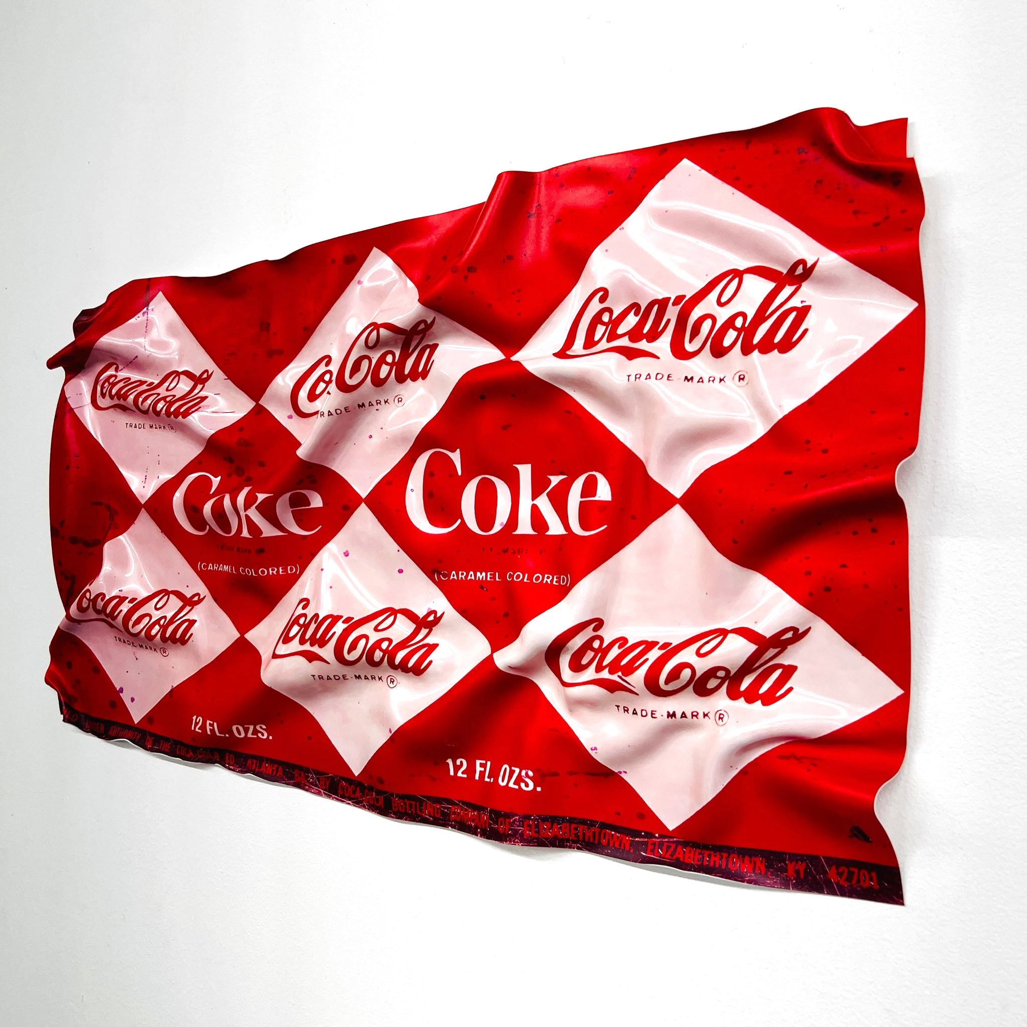 Tableau froissé - Coca Cola - Luxartis