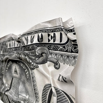 Tableau froissé - Dollar Américain "Œil de la Providence" - Luxartis