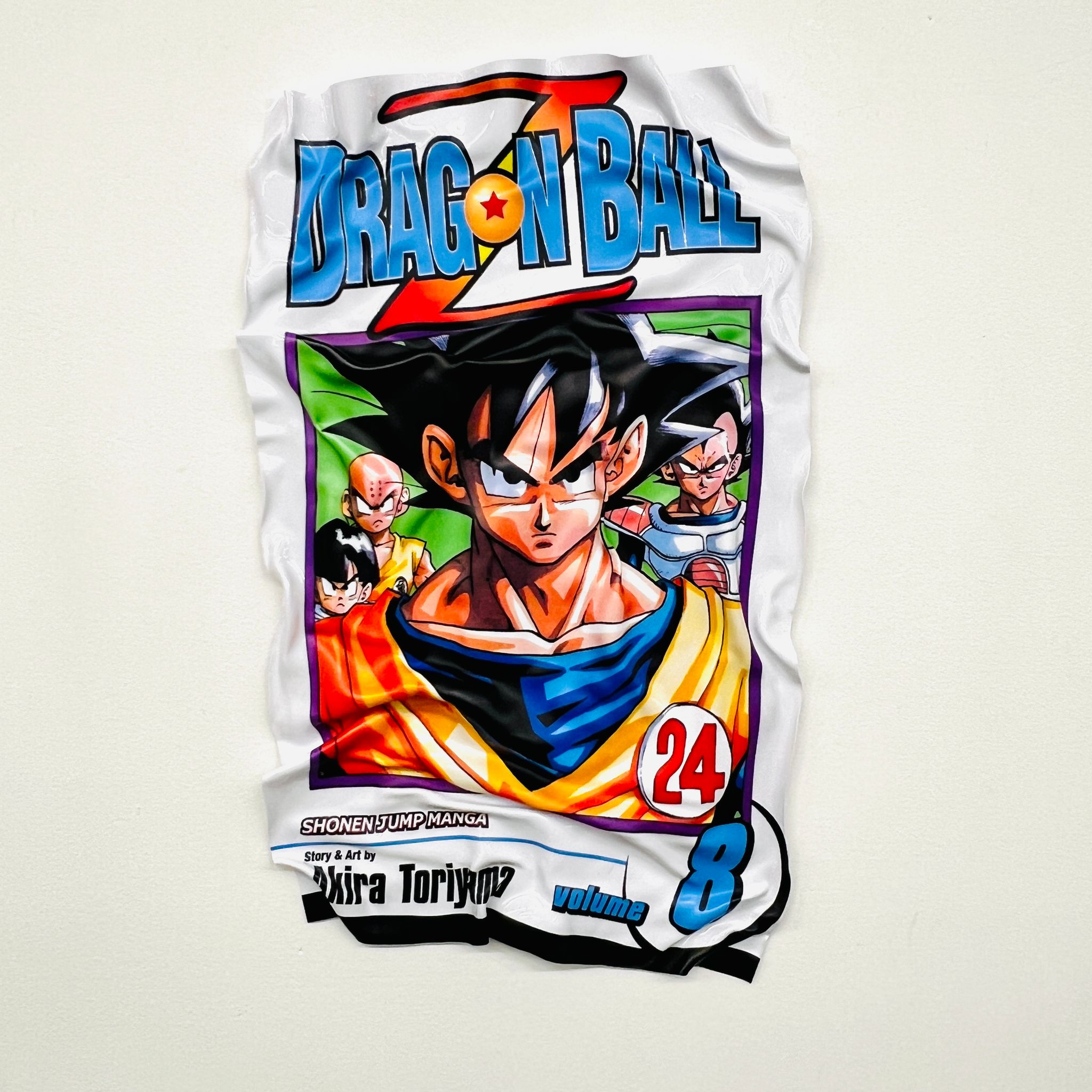 Tableau froissé - Dragon Ball Z - Luxartis