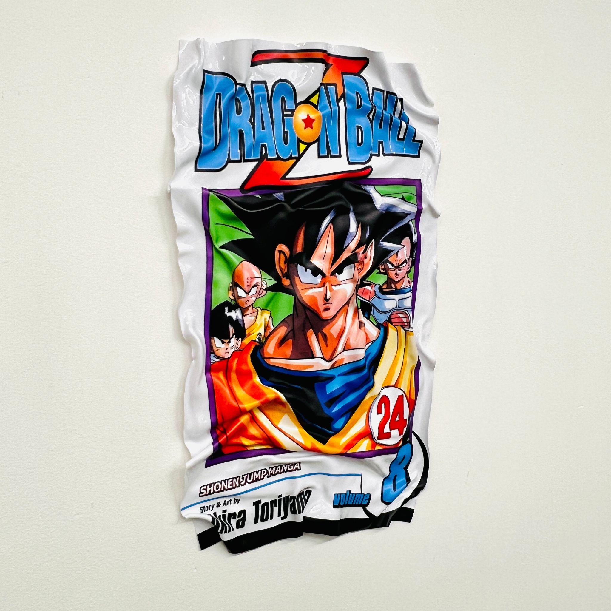 Tableau froissé - Dragon Ball Z - Luxartis