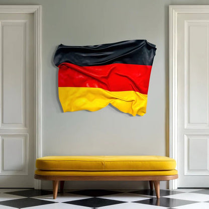 Tableau froissé - Drapeau Allemand - Luxartis