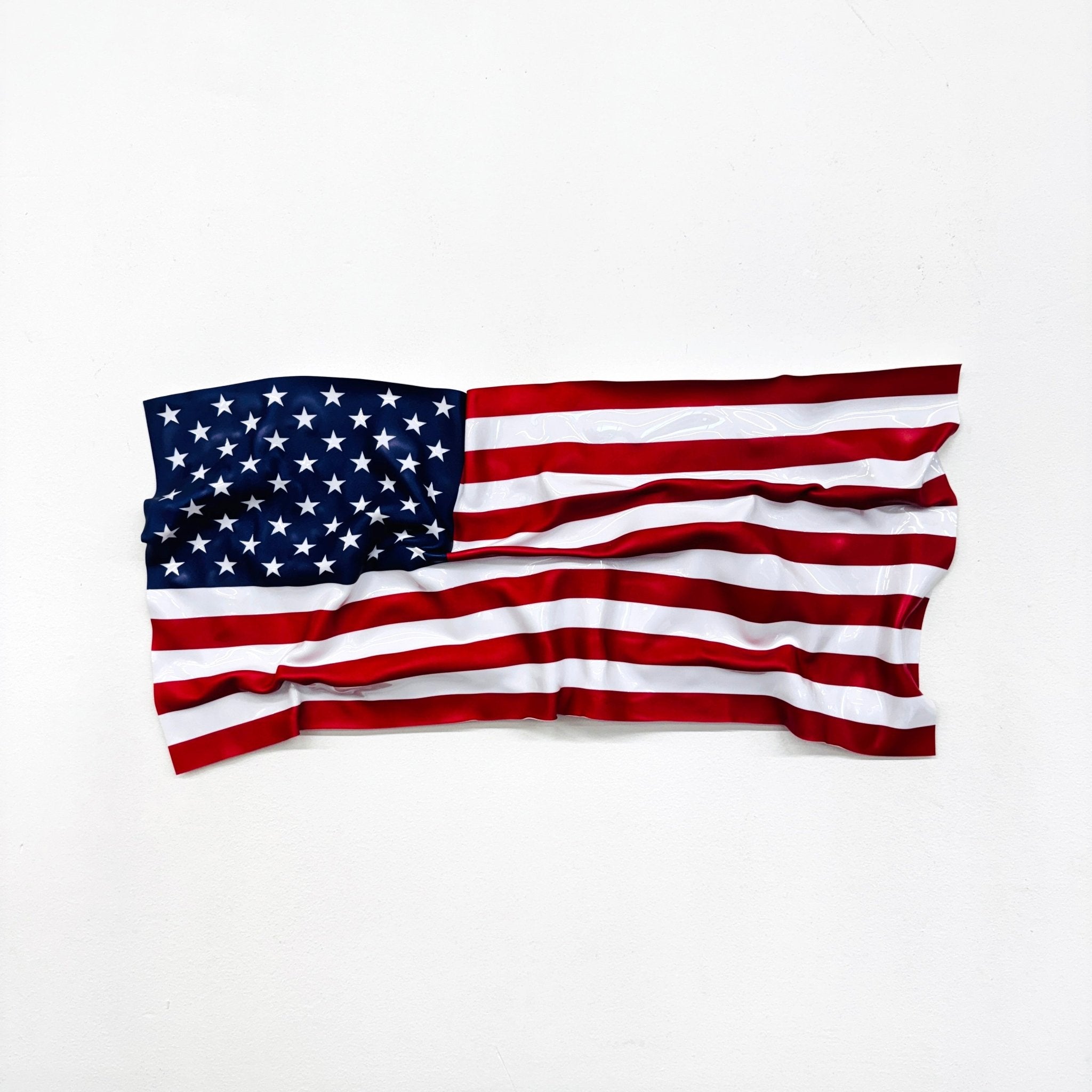 Tableau froissé - Drapeau USA - Luxartis