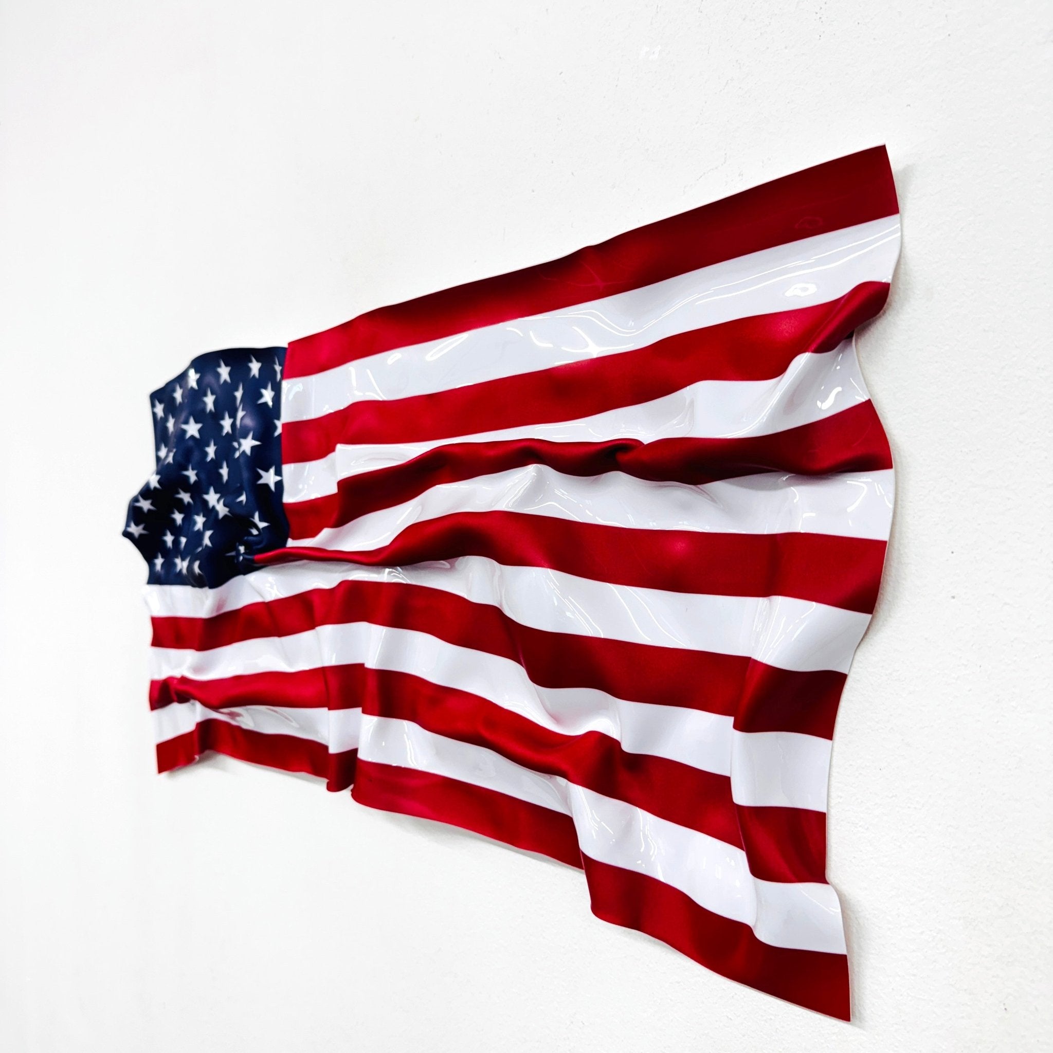 Tableau froissé - Drapeau USA - Luxartis