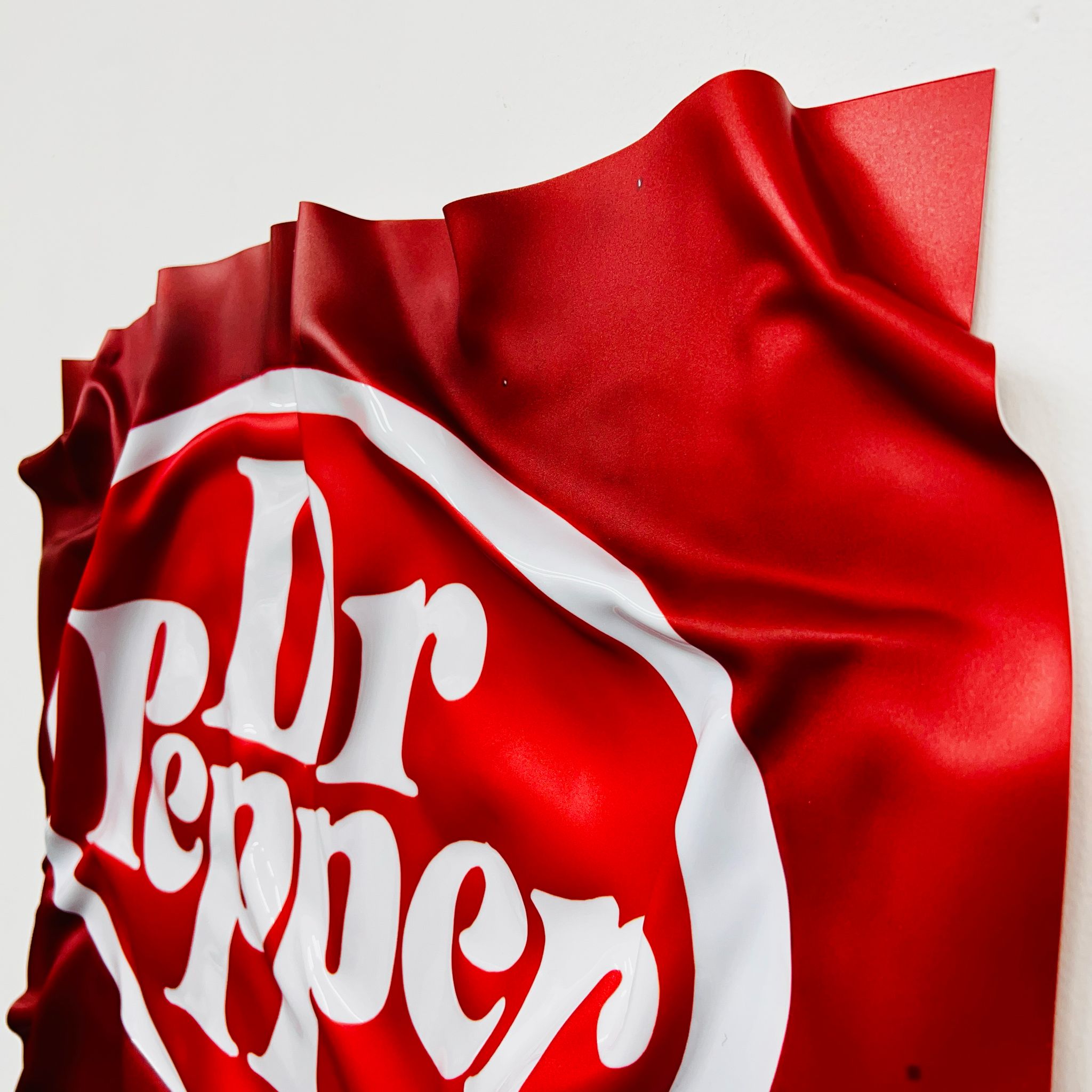 Tableau froissé - Emballage Dr Pepper - Luxartis