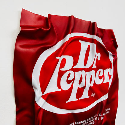Tableau froissé - Emballage Dr Pepper - Luxartis