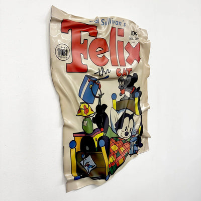 Tableau froissé - Felix the Cat "Vintage Comics" - Luxartis
