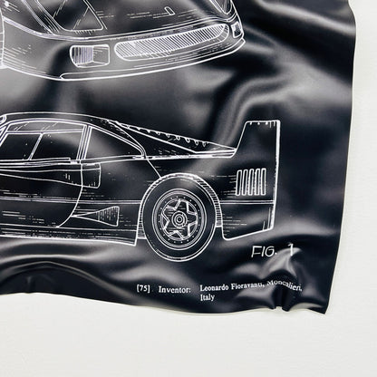 Tableau froissé - Ferrari Patern - Luxartis