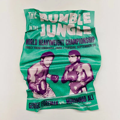 Tableau froissé - George Foreman Vs Muhammad Ali - Luxartis