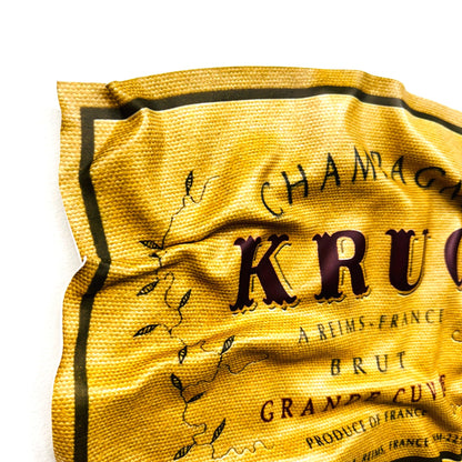 Tableau froissé - Krug Champagne (Petit Format) - Luxartis