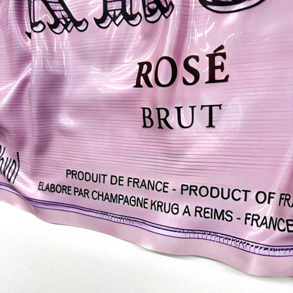 Tableau froissé - Krug Rosé Champagne - Luxartis