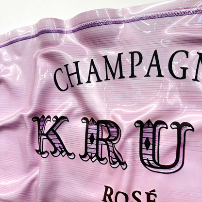 Tableau froissé - Krug Rosé Champagne - Luxartis