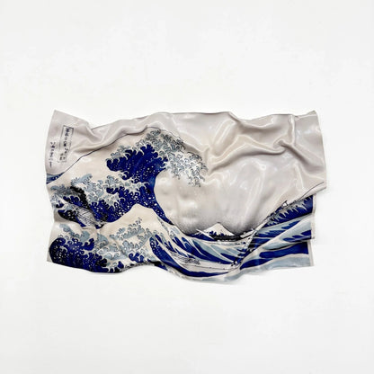 Tableau froissé - La Grande Vague de Kanagawa "Hokusai" - Luxartis
