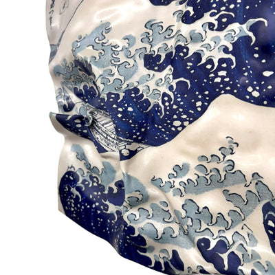 Tableau froissé - La Grande Vague de Kanagawa "Hokusai" - Luxartis