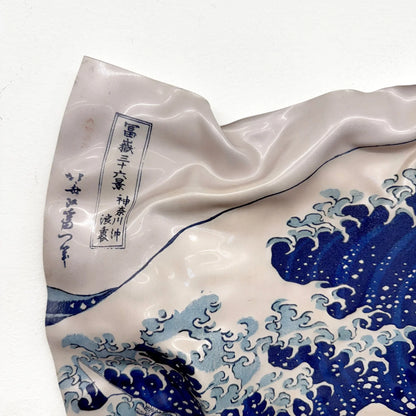 Tableau froissé - La Grande Vague de Kanagawa "Hokusai" - Luxartis