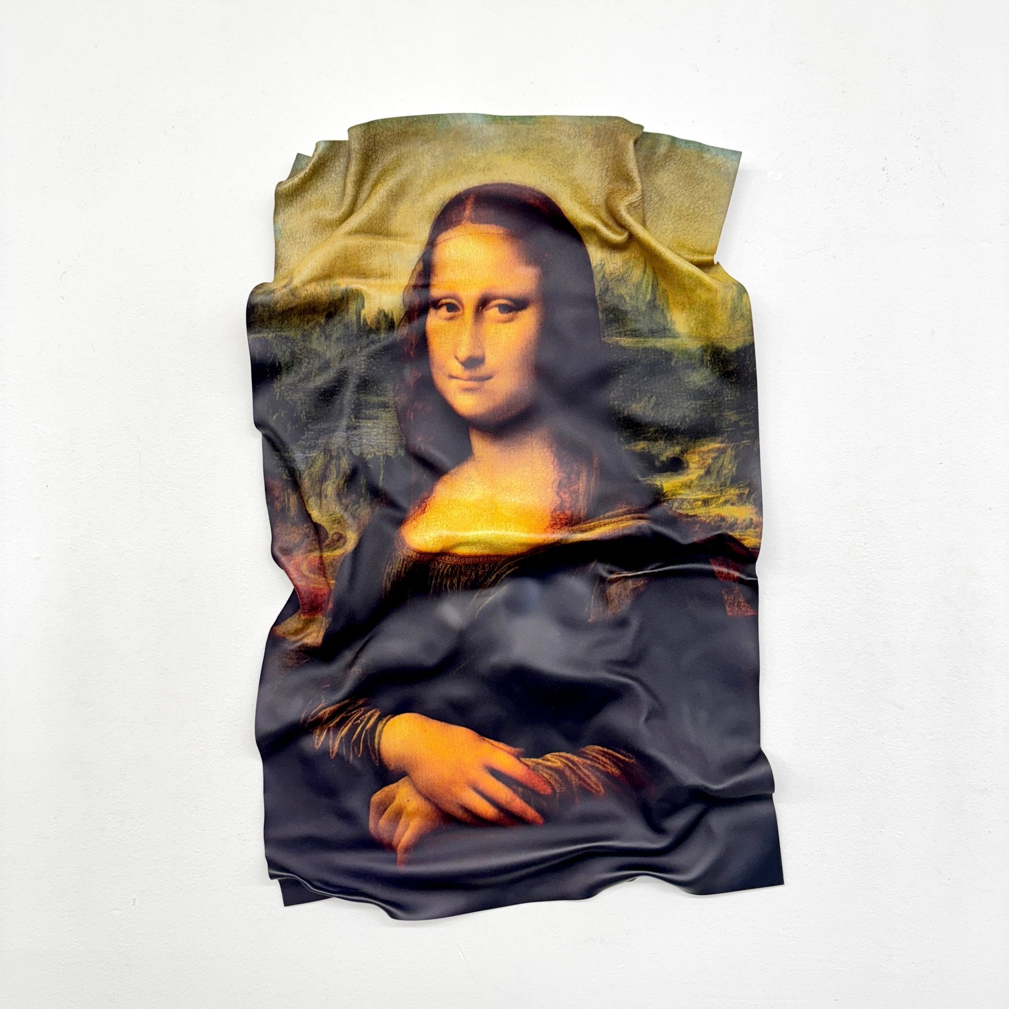 Tableau froissé - La Joconde "Léonard de Vinci" - Luxartis
