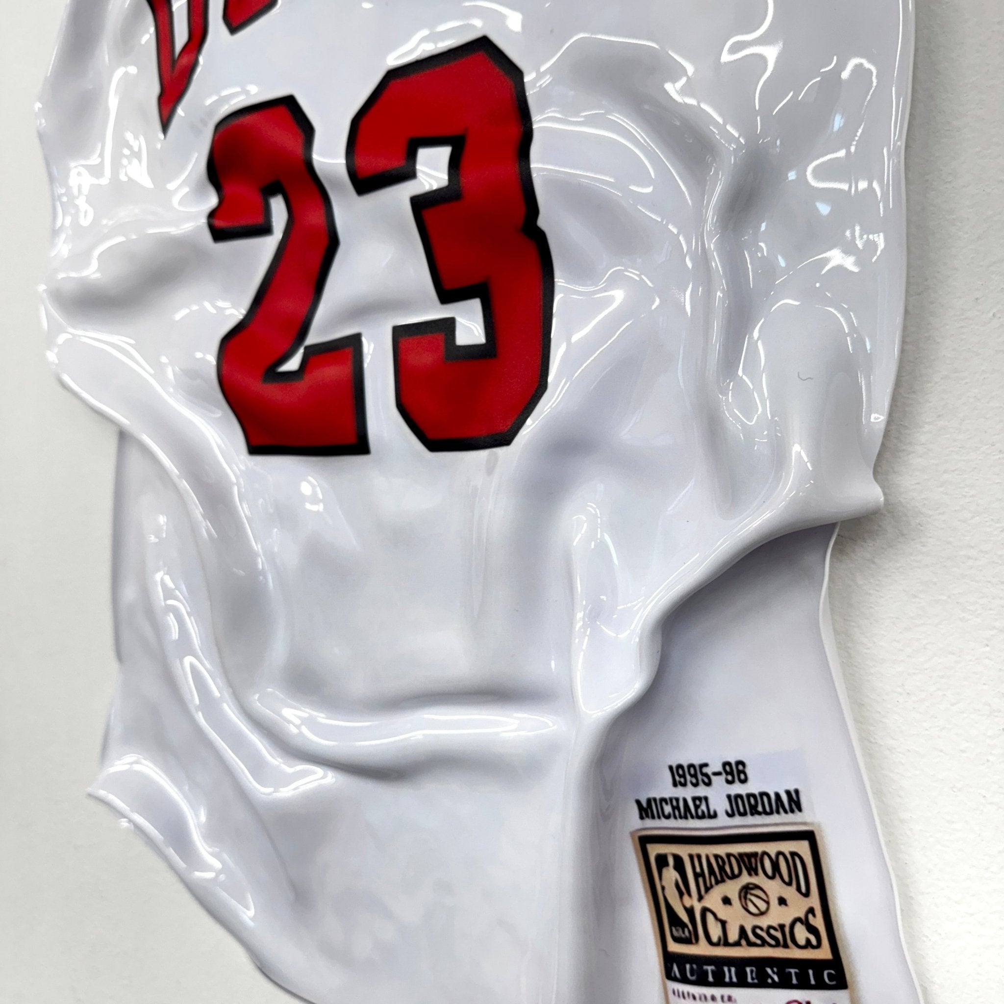 Tableau froissé - Maillot NBA "Bulls 23" - Luxartis