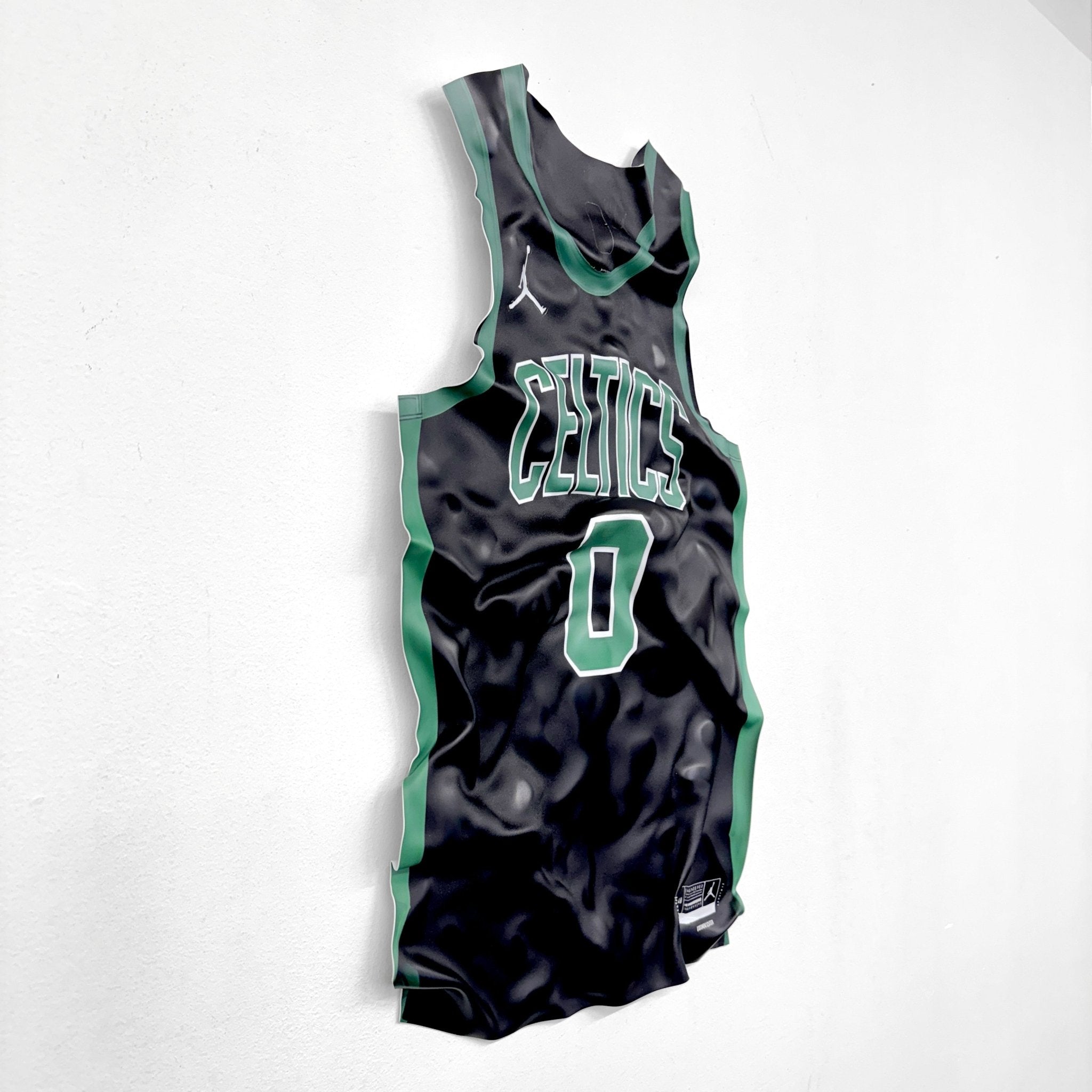 Tableau froissé - Maillot NBA "Celtics 0" - Luxartis