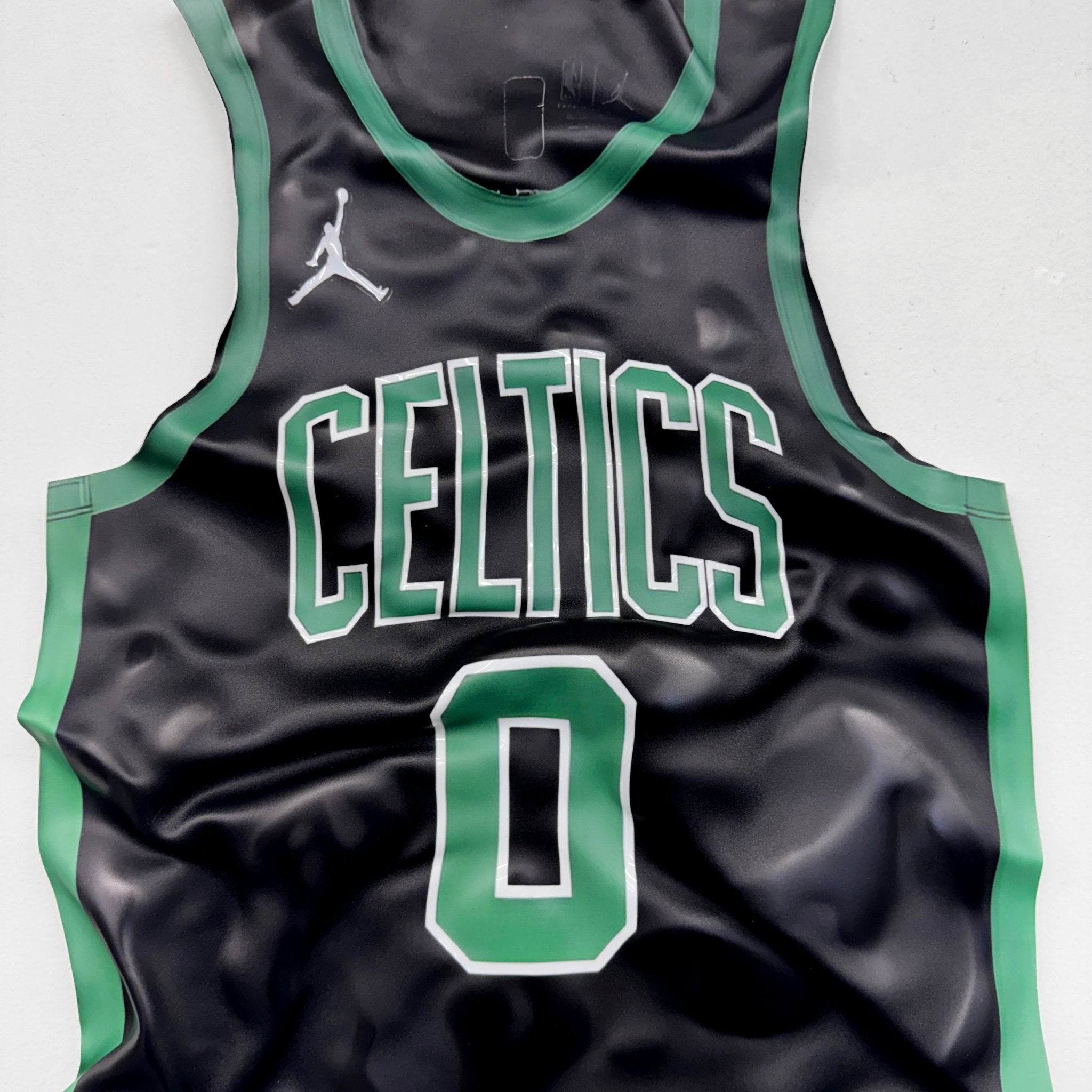 Tableau froissé - Maillot NBA "Celtics 0" - Luxartis