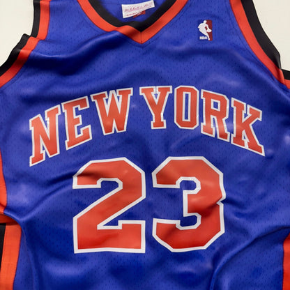 Tableau froissé - Maillot NBA "New York 23" - Luxartis