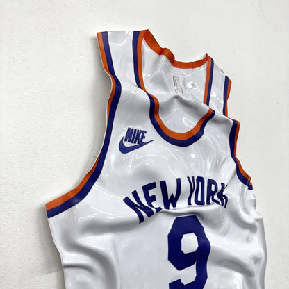Tableau froissé - Maillot NBA "New York 9" - Luxartis
