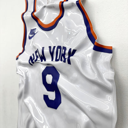 Tableau froissé - Maillot NBA "New York 9" - Luxartis