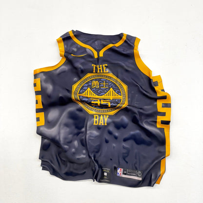 Tableau froissé - Maillot NBA "The Bay" - Luxartis