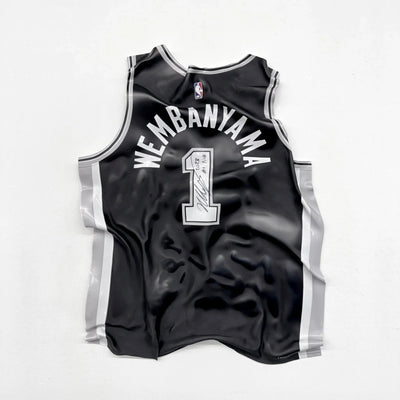 Tableau froissé - Maillot NBA "Wembanyama 1" - Luxartis