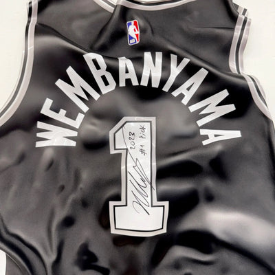 Tableau froissé - Maillot NBA "Wembanyama 1" - Luxartis