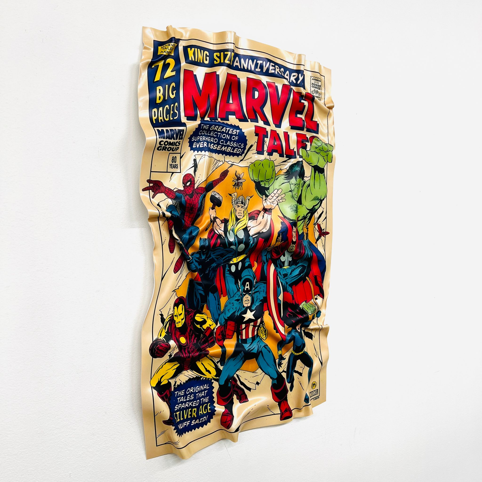 Tableau froissé - Marvel Cover - Luxartis
