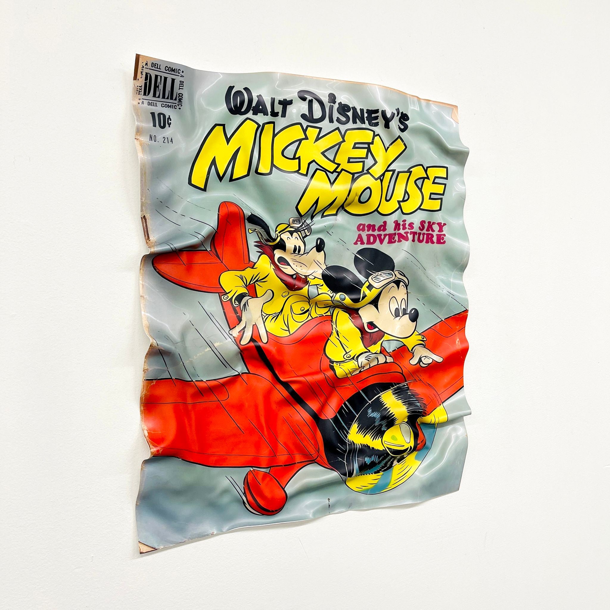 Tableau froissé - Mickey Mouse - Luxartis