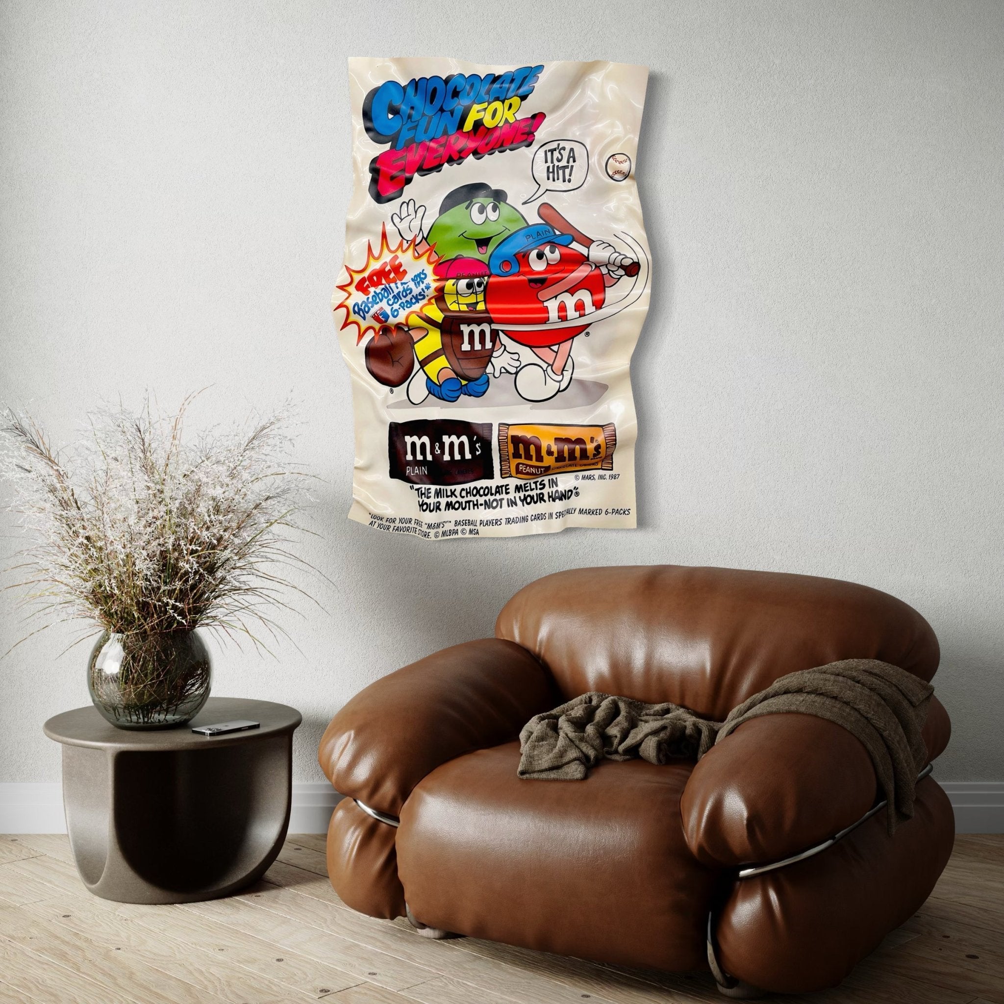 Tableau froissé - M&M's - Luxartis