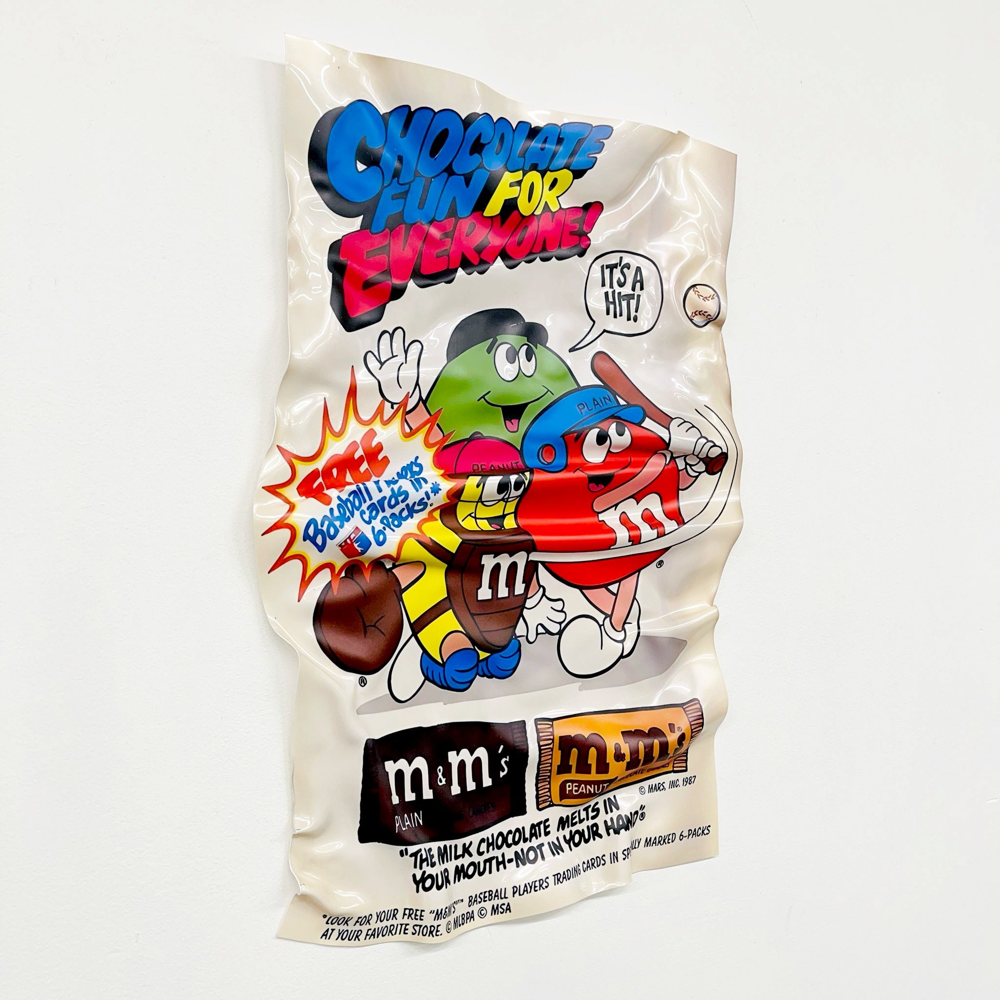 Tableau froissé - M&M's - Luxartis