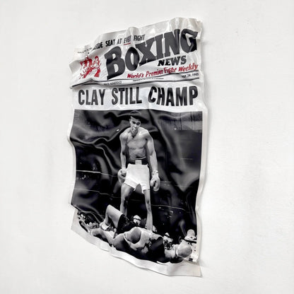 Tableau froissé - Muhammad Ali "Still Champ" - Luxartis