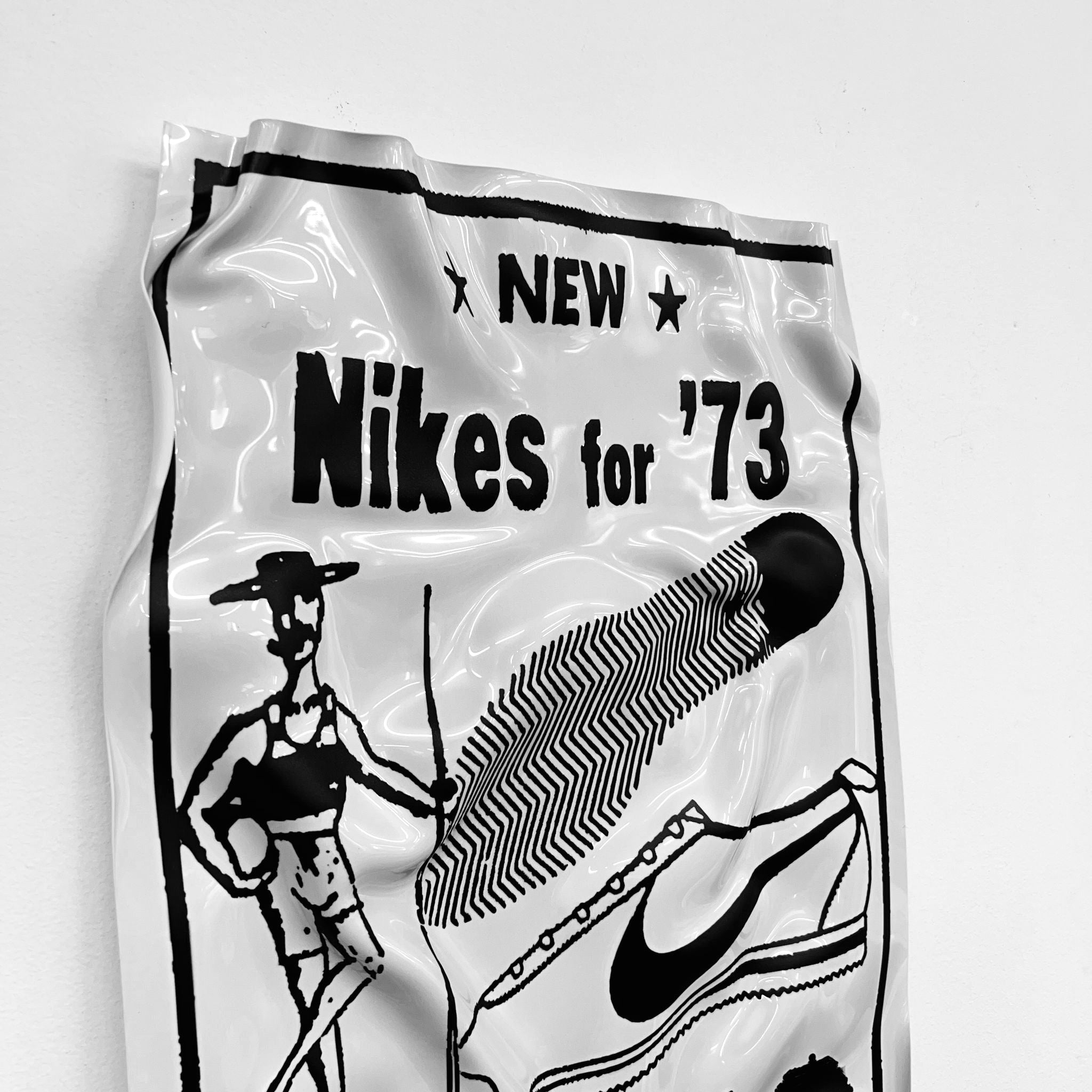 Tableau froissé - Nike - Luxartis