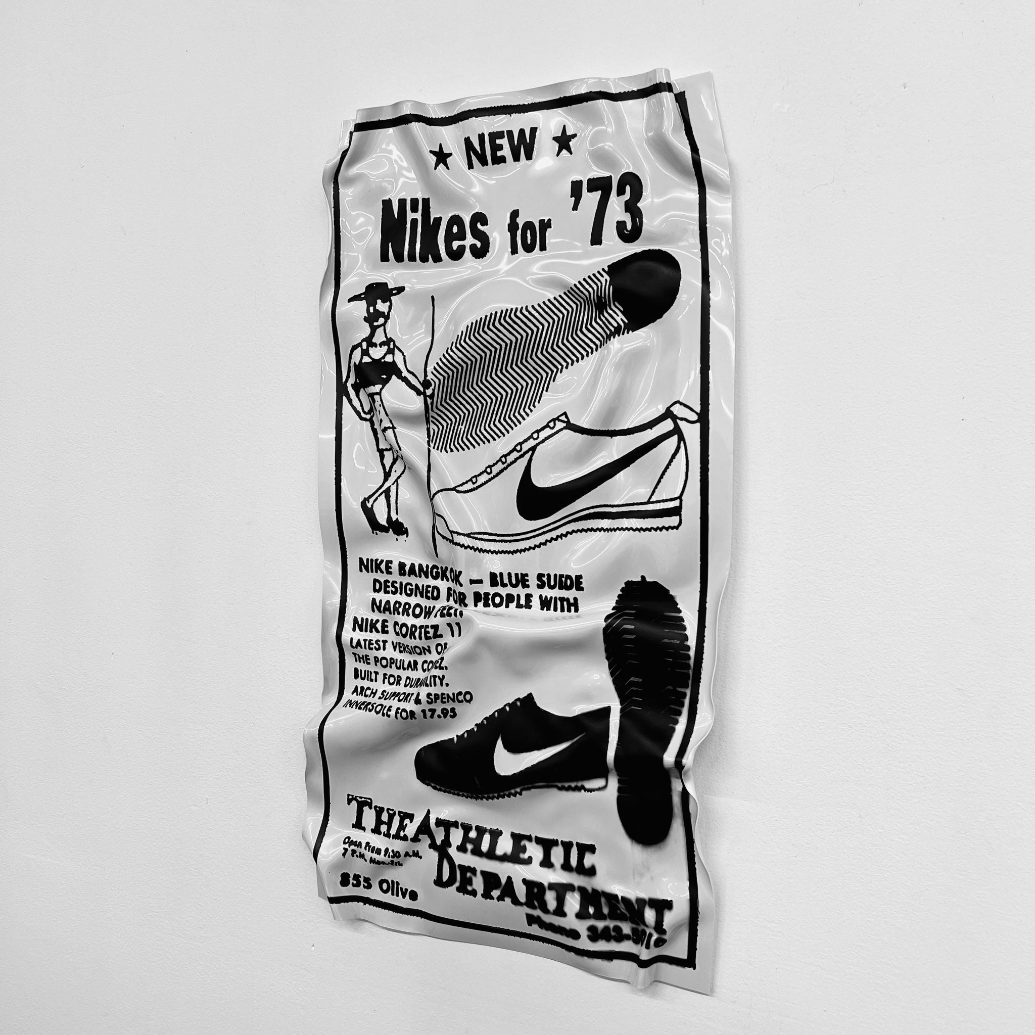 Tableau froissé - Nike - Luxartis