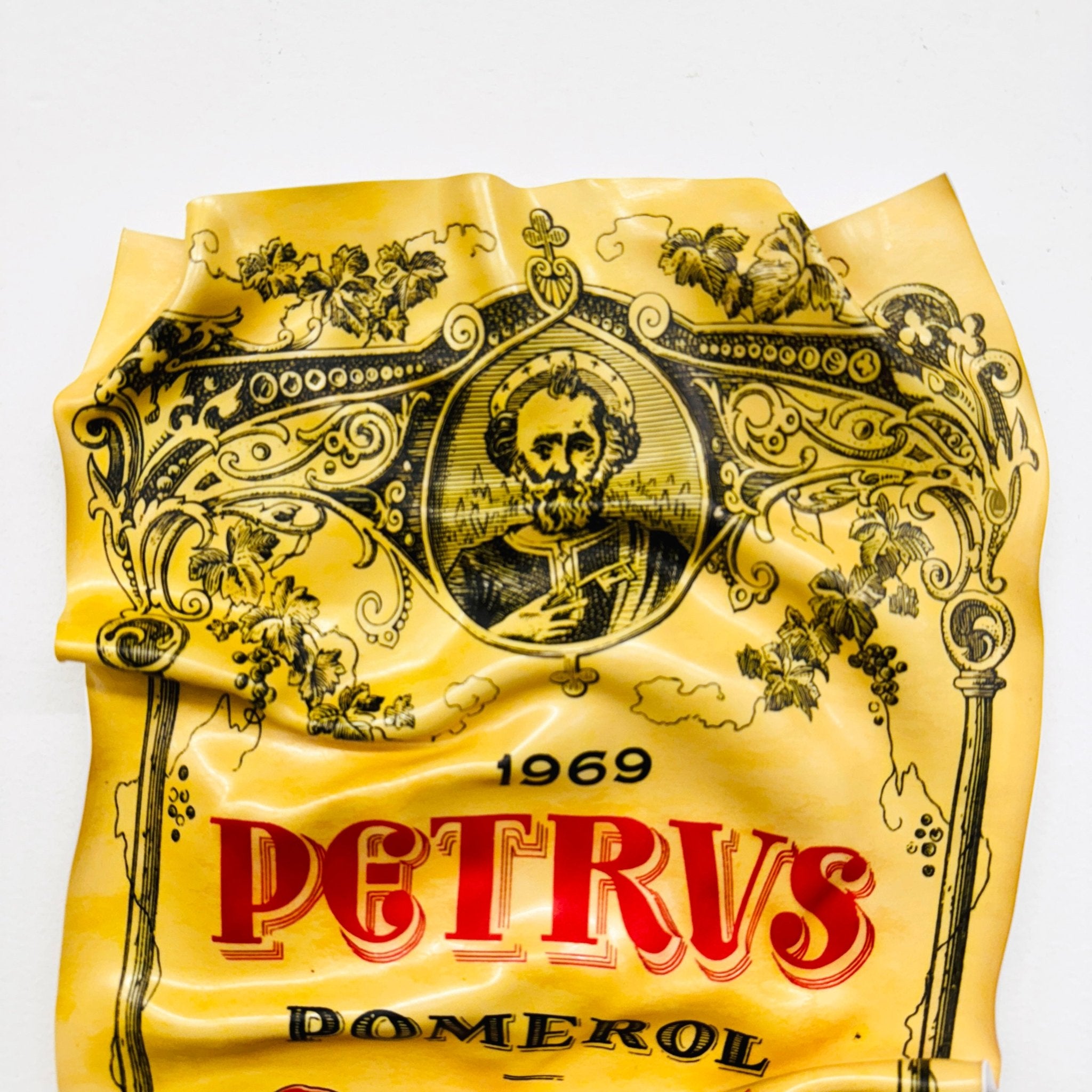 Tableau froissé - Petrus 1969 (Petit Format) - Luxartis