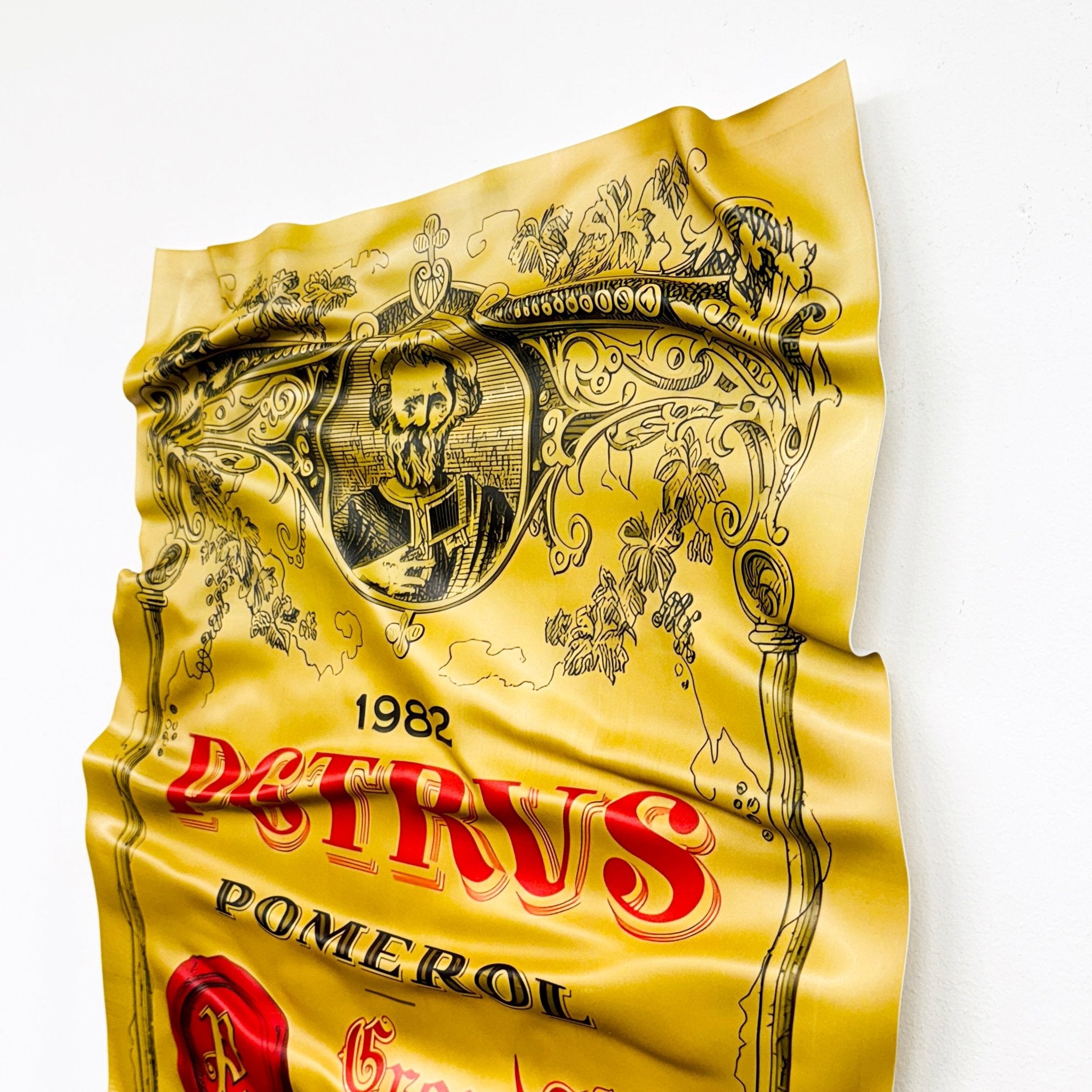 Tableau froissé - Petrus 1982 - Luxartis