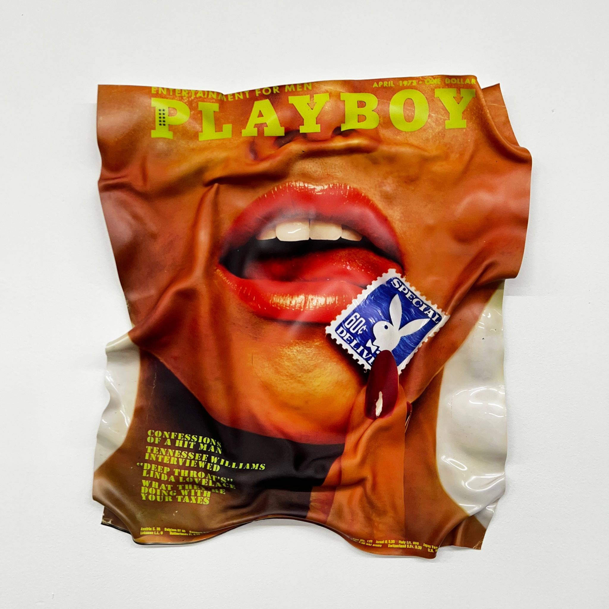 Tableau froissé - Playboy 1973 - Luxartis