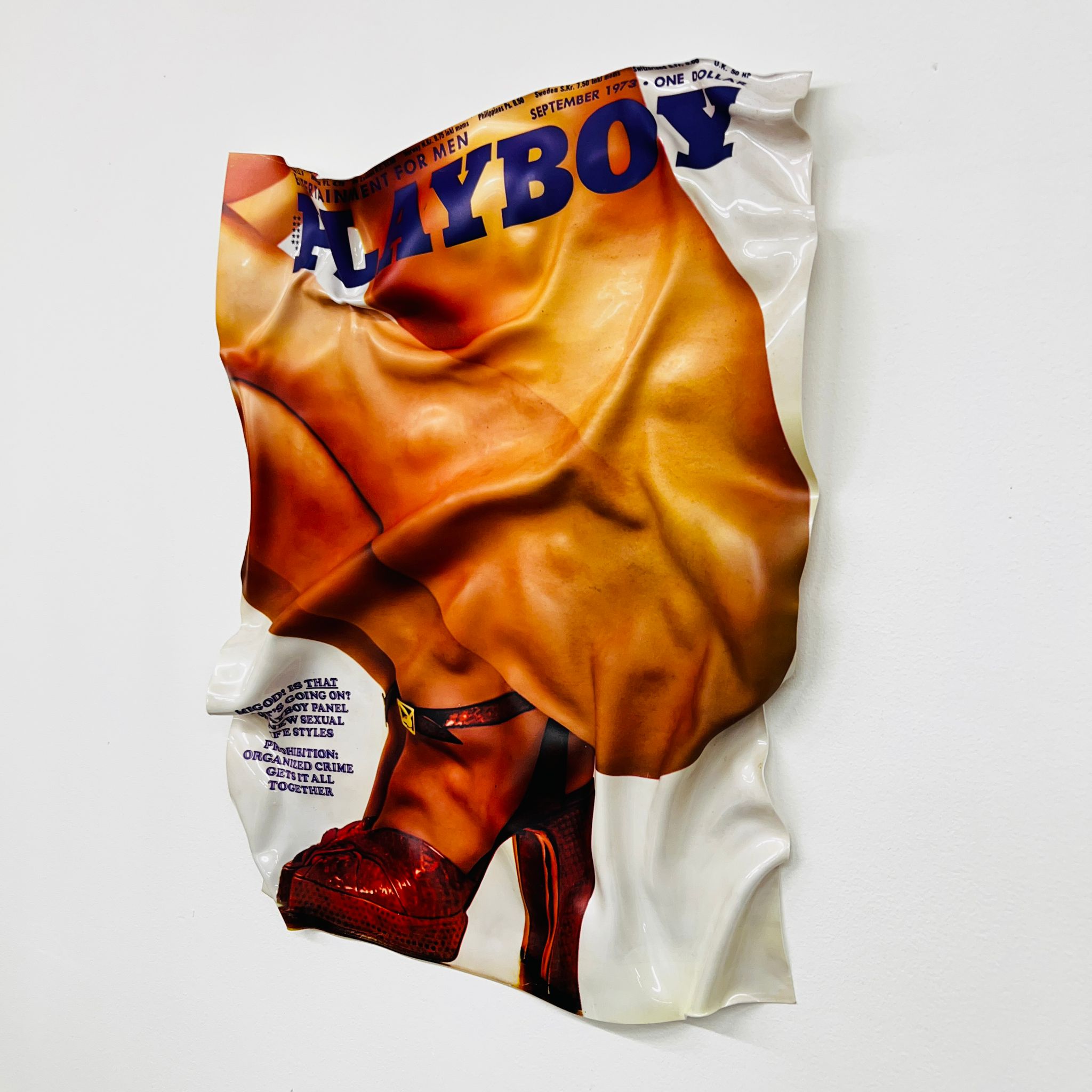 Tableau froissé - Playboy 1973 - Luxartis