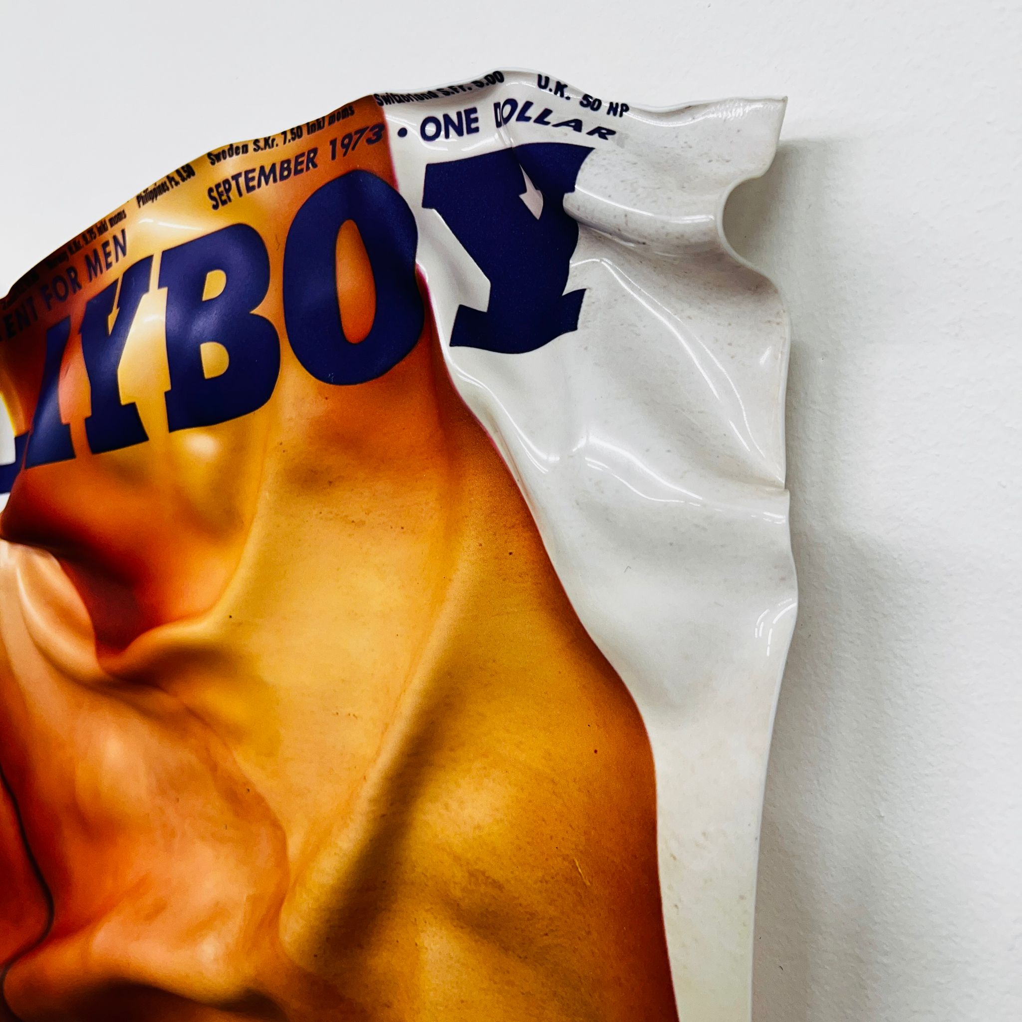 Tableau froissé - Playboy 1973 - Luxartis
