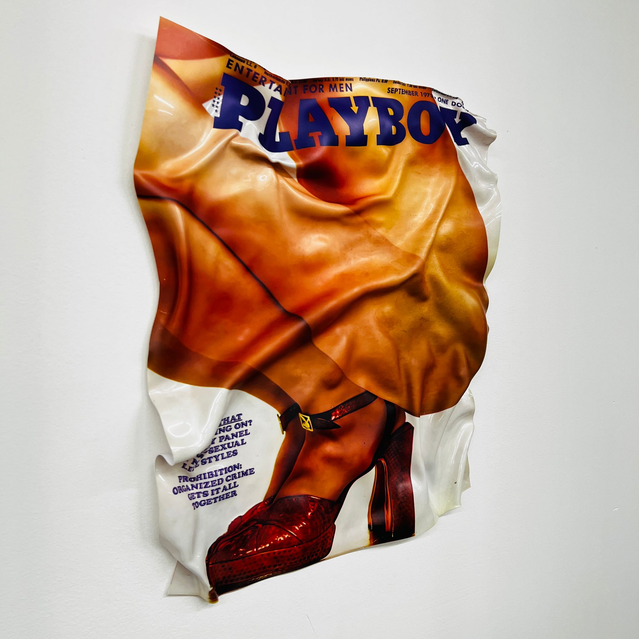 Tableau froissé - Playboy 1973 - Luxartis