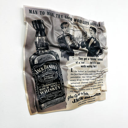 Tableau froissé - Pub Jack Daniels - Luxartis
