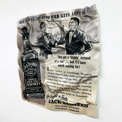 Tableau froissé - Pub Jack Daniels - Luxartis